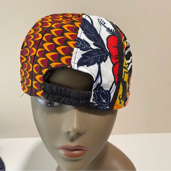 African Print Ankara Handmade Multicolor Bohemian Patchwork Baseball Cap - Picture 2 of 8